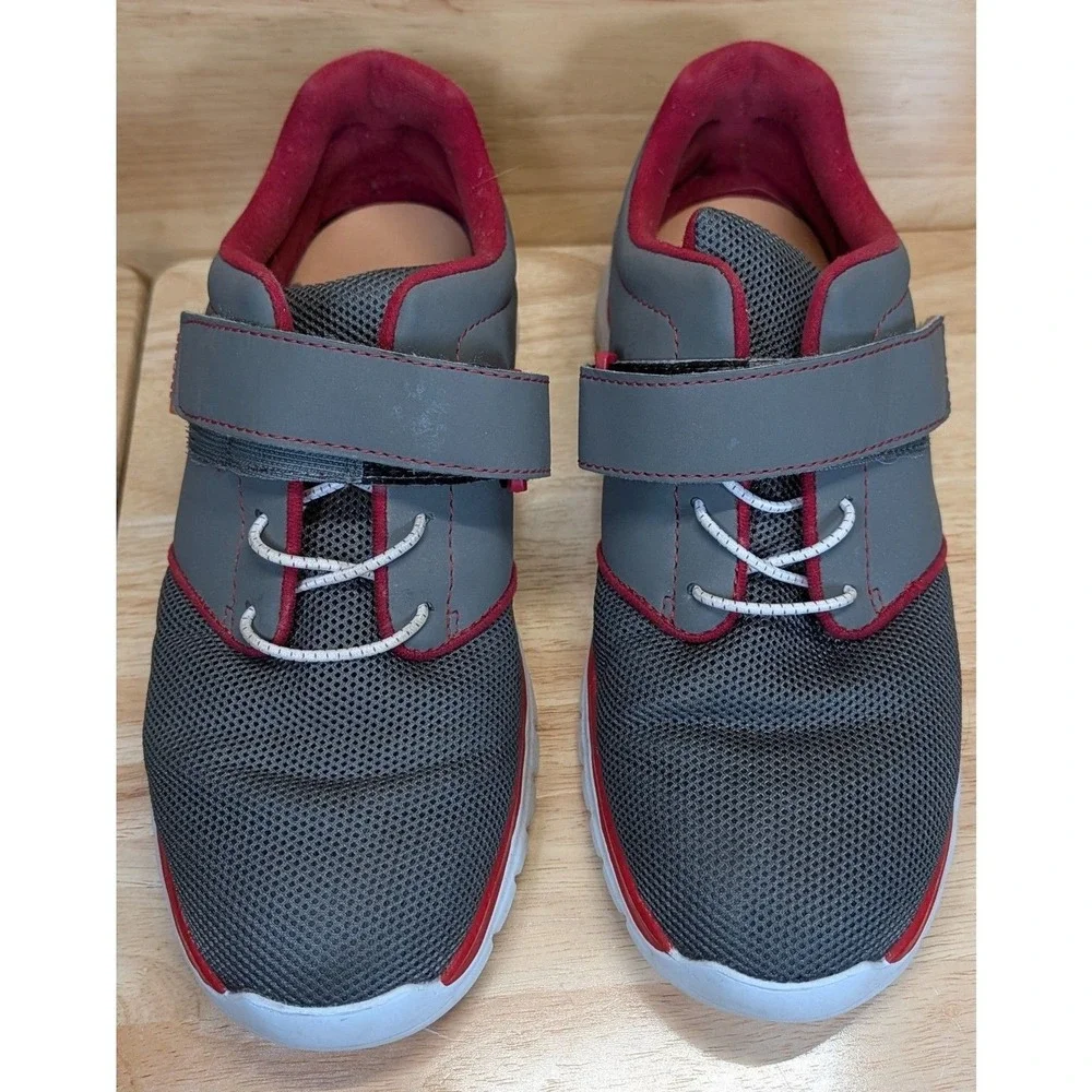 Anodyne‎ No. 46 Men's Comfort Walking Shoes Gray Red Size 8M Diabetic Sneaker